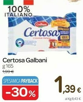 Carrefour Express Certosa 165 g(ml) offerta