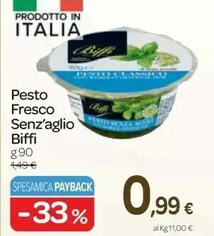 Carrefour Express Pesto fresco offerta