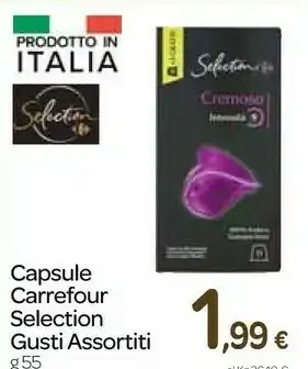 Carrefour Express Carrefour capsule caffe 55 g offerta