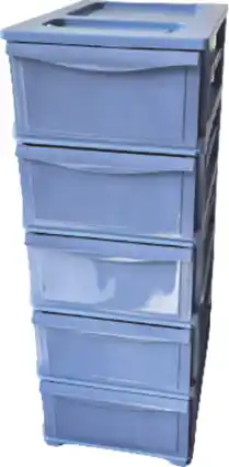 MD Discount CASSETTIERA COLOR BLU NAVY offerta