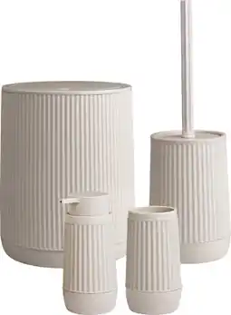 MD Discount SET BAGNO 4 PEZZI CREMA offerta