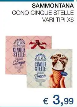 Coop SAMMONTANA Cono Cinque Stelle offerta