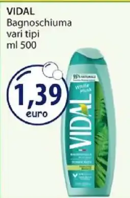 Acqua & Sapone Vidal Bagnoschiuma offerta