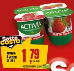 Coop Activia 4 vasetti offerta