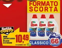 Coop Dixan lavatrice classico 3 flaconi offerta