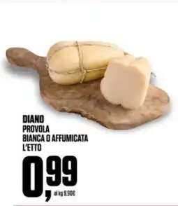 Coop Diano provola bianca o affumicata l'etto offerta
