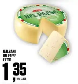 Coop Galbani bel paese l'etto offerta