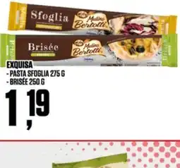 Coop Exquisa -pasta sfoglia-brisée offerta