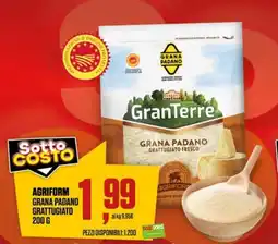 Coop Agriform grana padano grattugiato offerta