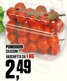 Coop Pomodori ciliegini vaschetta offerta