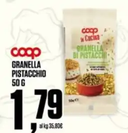 Coop GRANELLA PISTACCHIO 50G offerta