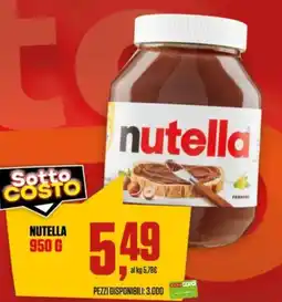 Coop Nutella offerta