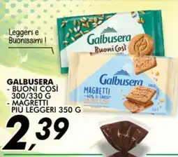 Coop Galbusera - buoni così - magretti più leggeri offerta