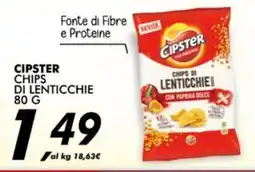 Coop Cipster chips di lenticchie offerta