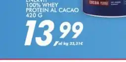 Coop Enervit 100% whey protein al cacao offerta