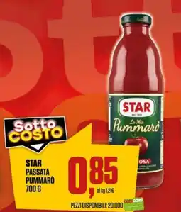 Coop Star passata pummarò offerta