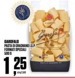 Coop Garofalo pasta di gragnano i.g.p. formati speciali offerta