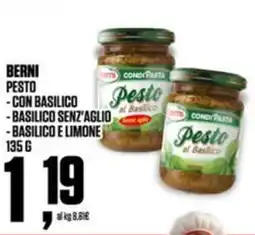 Coop Berni pesto offerta
