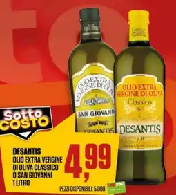 Coop Desantis olio extra vergine di oliva classico o san giovanni offerta