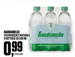 Coop Gaudianello effervescente naturale 6 bottiglie offerta