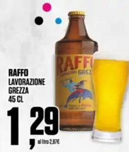 Coop Raffo lavorazione grezza offerta