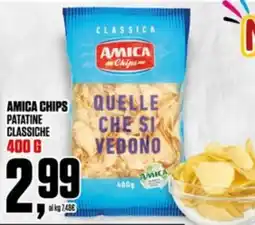 Coop Amica chips patatine classiche offerta