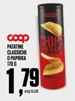 Coop Patatine classiche o paprika offerta
