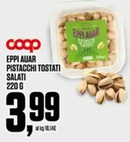 Coop Eppi auar bionda pistacchi tostati salati offerta