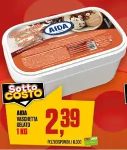 Coop Aida vaschetta gelato offerta