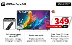 Comet LG 43 QNED AI Serie 80T 43QNED80T offerta
