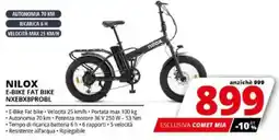 Comet NILOX E-BIKE FAT BIKE NXEBX8PROBL offerta