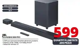 Comet JBL SOUNDBAR 800 PRO offerta