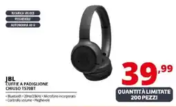 Comet JBL CUFFIE A PADIGLIONE CHIUSO T570BT offerta
