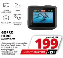 Comet GOPRO HERO ACTION CAM offerta