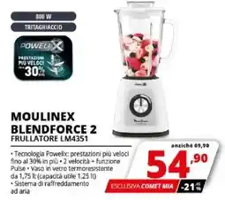 Comet MOULINEX BLENDFORCE 2 FRULLATORE LM4351 offerta