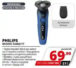 Comet PHILIPS RASOIO S5466/17 offerta