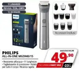 Comet PHILIPS ALL-IN-ONE MG5940/15 offerta