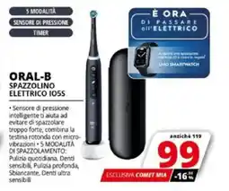 Comet ORAL-B SPAZZOLINO ELETTRICO IO5S offerta