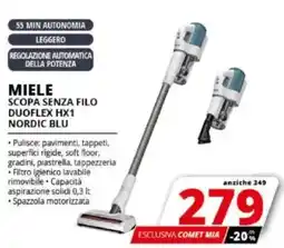 Comet MIELE SCOPA SENZA FILO DUOFLEX HX1 NORDIC BLU offerta