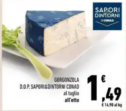 Conad Sapori&dintorni conad gorgonzola dop offerta