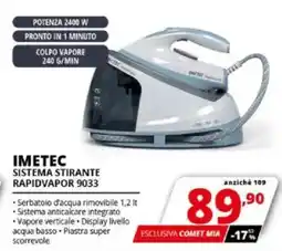 Comet IMETEC SISTEMA STIRANTE RAPIDVAPOR 9033 offerta