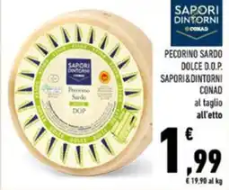 Conad Sapori&dintorni conad pecorino sardo dolce d.o.p. offerta