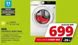 Comet AEG LAVATRICE LR7H114AW offerta