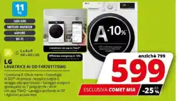 Comet LG LAVATRICE AI DD F4R7011TSWG offerta