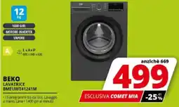 Comet BEKO LAVATRICE BMEUWT41241M offerta