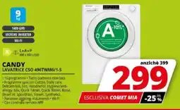 Comet CANDY LAVATRICE CSO 496TWM6/1-S offerta