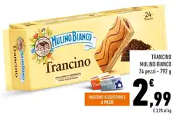 Conad Mulino bianco trancino offerta