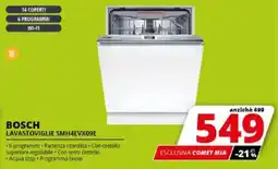 Comet BOSCH LAVASTOVIGLIE SMH4EVX09E offerta