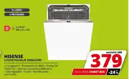 Comet HISENSE LAVASTOVIGLIE HV643D90 offerta