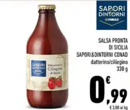 Conad Sapori dintorni Conad salsa pronta di sicilia offerta